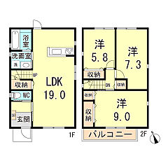 物件の間取り