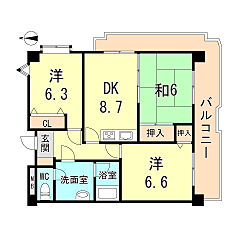 物件の間取り