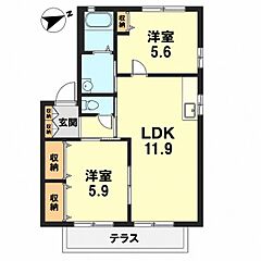 物件の間取り