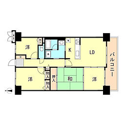 ライオンズマンション明石大久保 4LDKの間取図画像