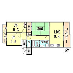 物件の間取り