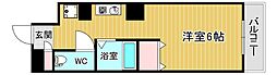 グランドメゾン花屋敷 1Kの間取図画像