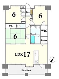 間取図画像 3LDK
