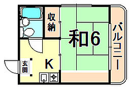 サン武庫之荘 4階/401