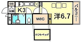 兵庫県尼崎市南塚口町８丁目（賃貸マンション1K・1階・19.87㎡） その2