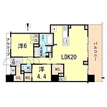 兵庫県尼崎市南塚口町２丁目（賃貸マンション2LDK・13階・69.86㎡） その2