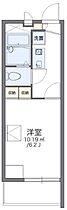 兵庫県尼崎市南武庫之荘８丁目（賃貸マンション1K・2階・19.87㎡） その2