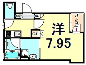 兵庫県尼崎市塚口本町２丁目（賃貸アパート1K・2階・24.61㎡） その2