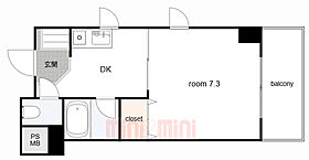 兵庫県尼崎市次屋１丁目（賃貸マンション1DK・5階・23.80㎡） その2