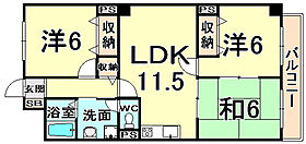 兵庫県尼崎市南塚口町２丁目（賃貸マンション3LDK・5階・65.64㎡） その2