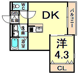 🉐敷金礼金0円！🉐阪神本線 出屋敷駅 徒歩3分