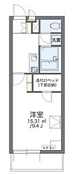 レオパレス加島サザンフェイス 1Kの間取図画像