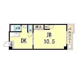 間取図画像 1DK