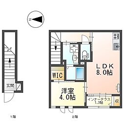 プランドール豊町 2階/202