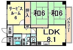間取図画像 2SLDK