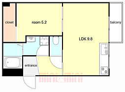 間取図画像 1LDK
