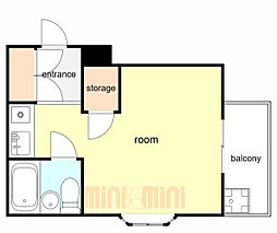 間取図画像 ワンルーム