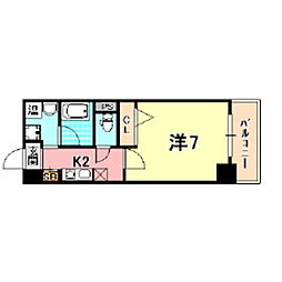 間取図画像 1K