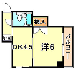 間取図画像 1DK