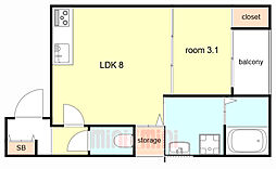 アルクグレイス 2階/202