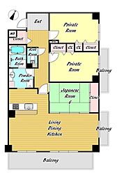 間取図画像 3LDK