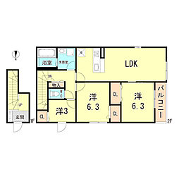 ＭＡＩＳＯＮ　ＤＥ　ＨＩＲＯ　II 2階/202