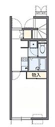 レオネクストヴィダフェリス 1Kの間取図画像