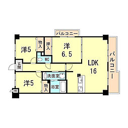 間取図画像 3LDK