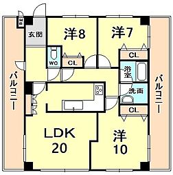 間取図画像 3LDK
