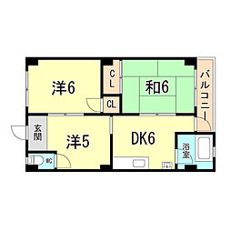 間取図画像 3DK