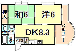 第二庭園ハイツ 2階