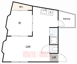 間取図画像 1LDK