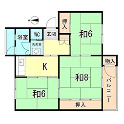 間取図画像 3K
