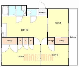 間取図画像 3LDK