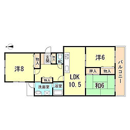 間取図画像 3LDK