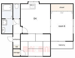 アクロスハイツ 2階/201
