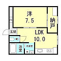 鶯橋マンション4階4.4万円