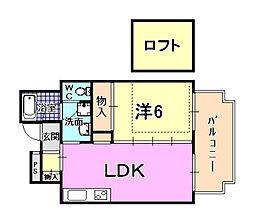 間取図画像 1LDK