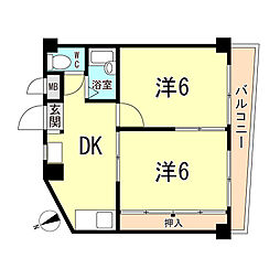間取図画像 2DK