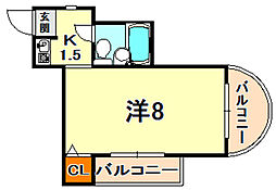 間取図画像 ワンルーム