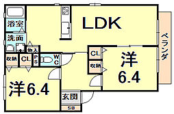 ソレイル・レヴァントII番館 1階