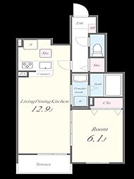 間取図画像 1LDK