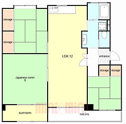 間取図画像 3LDK