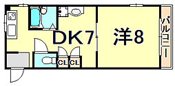 間取図画像 1DK
