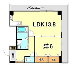 間取図画像 1LDK