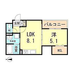 クリエオーレ神田中通II 3階/301