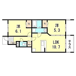 フォンターナ江井島 1階/103