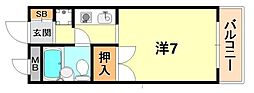 間取図画像 1K