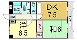 間取図画像 2DK