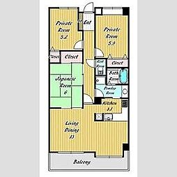 間取図画像 3LDK
